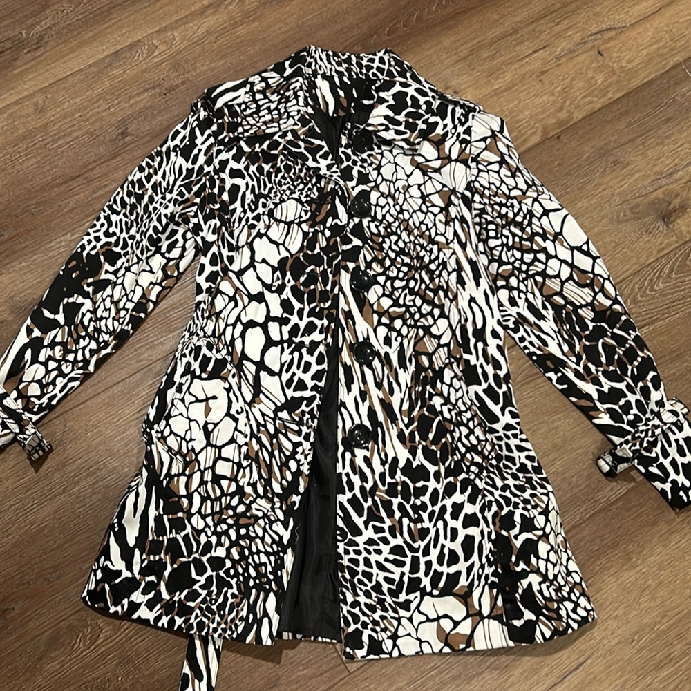 Womens jacket with tie waist